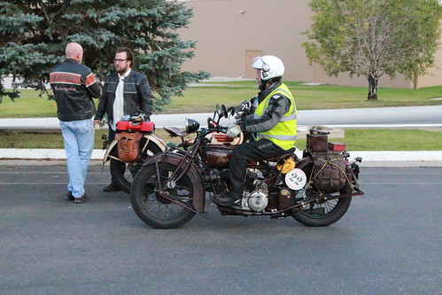 Vintage Motorcycle CannonBall Run