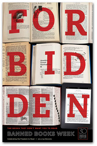 FORBIDDEN: theme of banned books week 2012