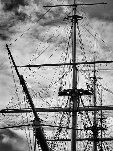 The Old Warrior, ships rigging