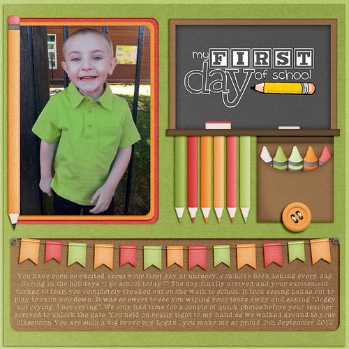 Logan's First Day At Nursery by Lukasmummy