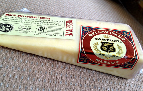 BellaVitano Merlot cheese