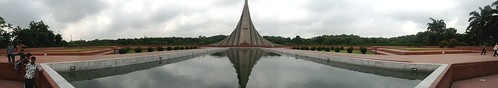 Panoramic view of National Monument of Bangladesh
