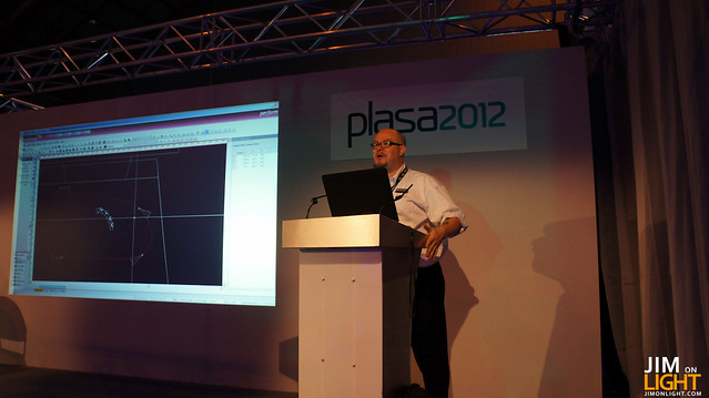 Jim talking at PLASA 2012