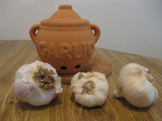 Organic Garlic: Three different kinds