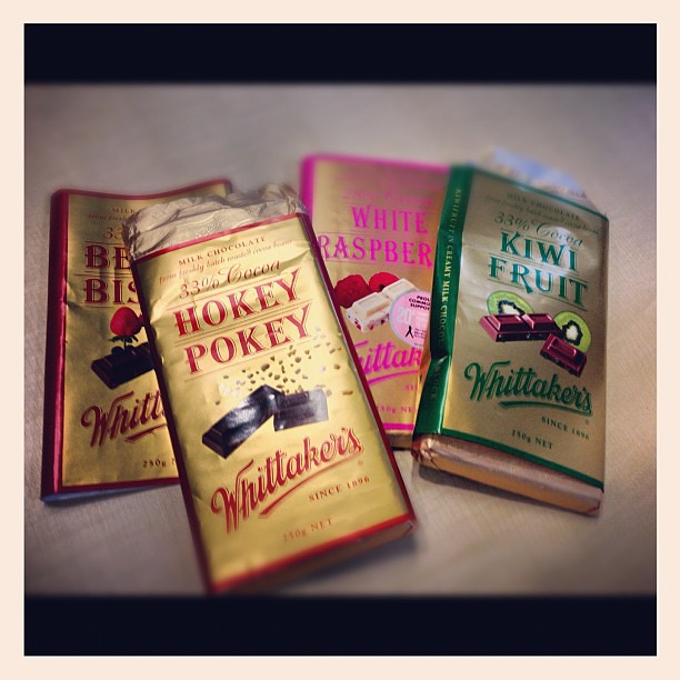 Lured by the Kiwi chocolate announcement.