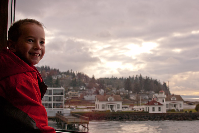 Anthony and the lighthouse at Mukilteo