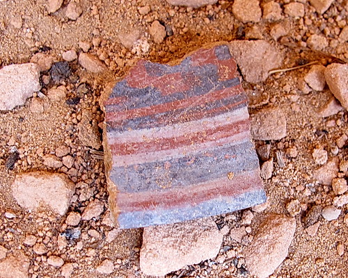 Pottery sherd - Keet Seel - Kawestima - Navajo National Monument