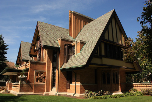 Nathan G. Moore House by Frank Lloyd Wright