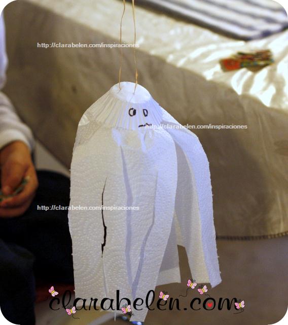 Manualidades con niños_ momia y fantasma de Halloween