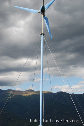 wind terbine at Can Rigall