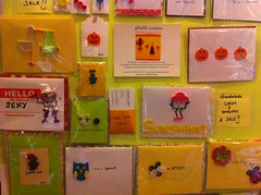 Wall of cute cupcake cards at Sugar Sweet Sunshine by Rachel from Cupcakes Take the Cake