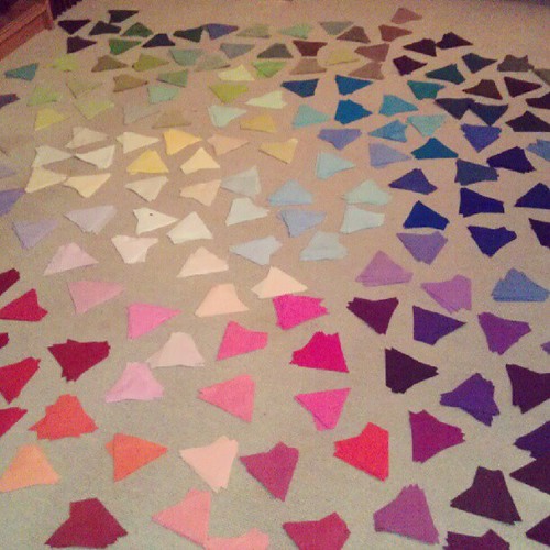 Eternity quilt: I really don't want to think about how many pieces there are...