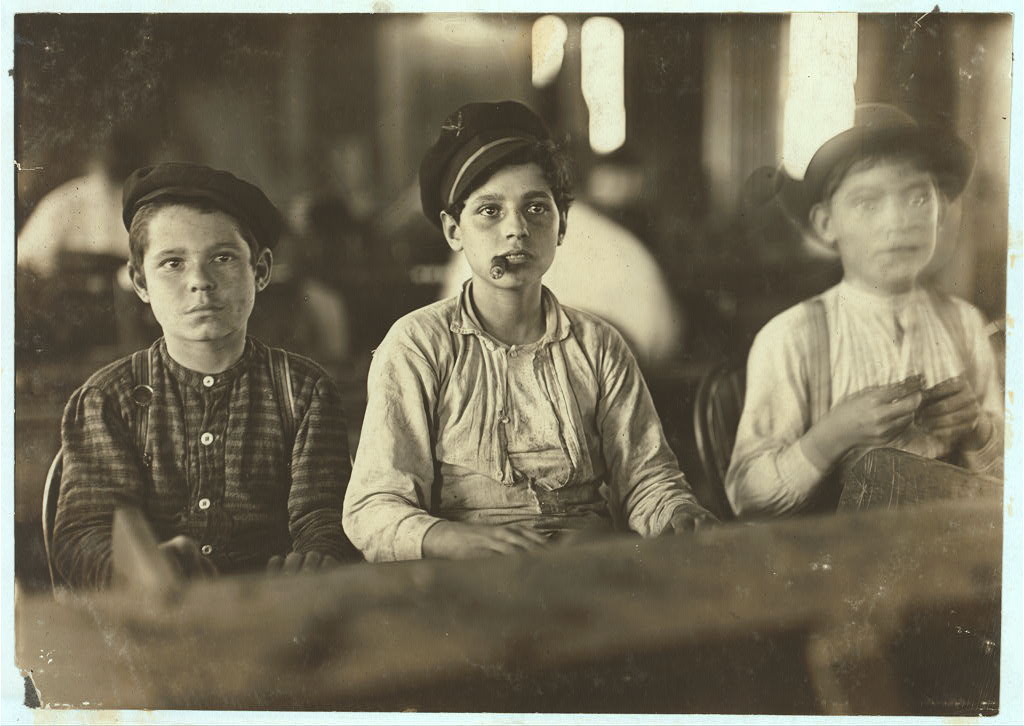 Young Cigarmakers in Englahardt & Co., Tampa, Fla.