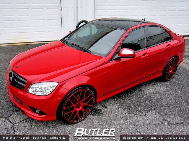 Mercedes Benz C300 with 20in TSW Nurburgring Wheels