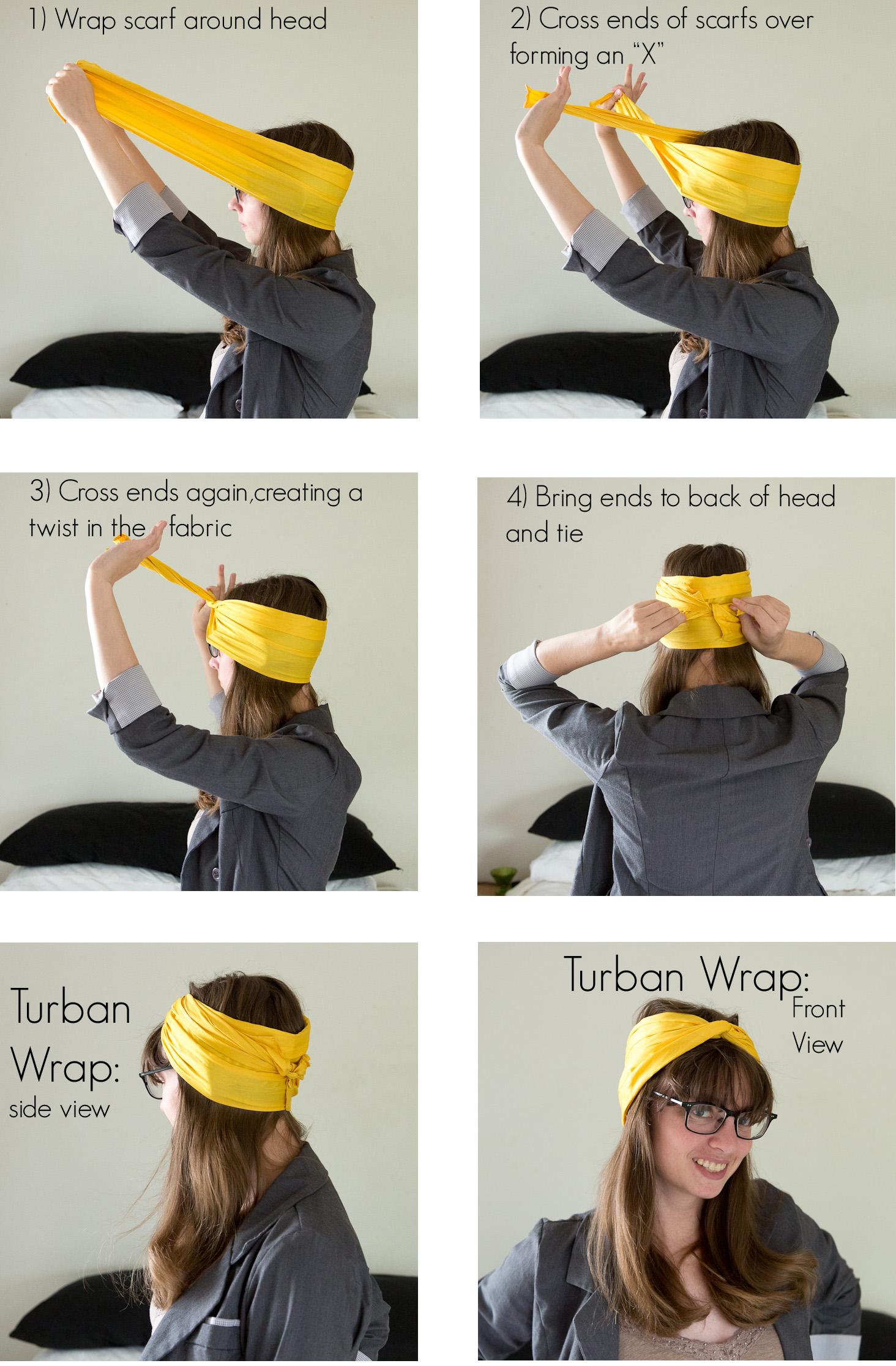 Turban Wrap Instructions