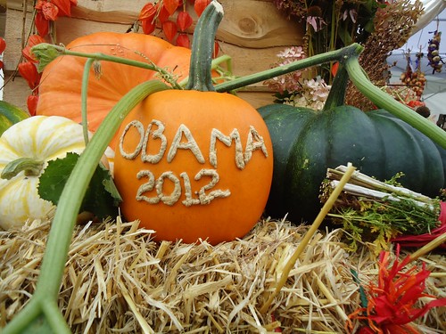Obama 2012 pumpkin