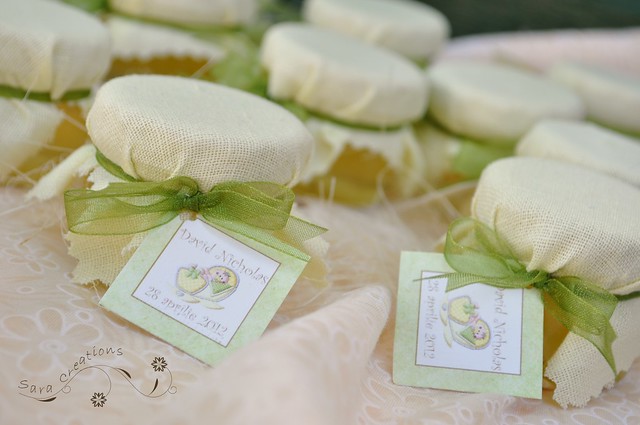 marturii botez personalizate - baby shower favors