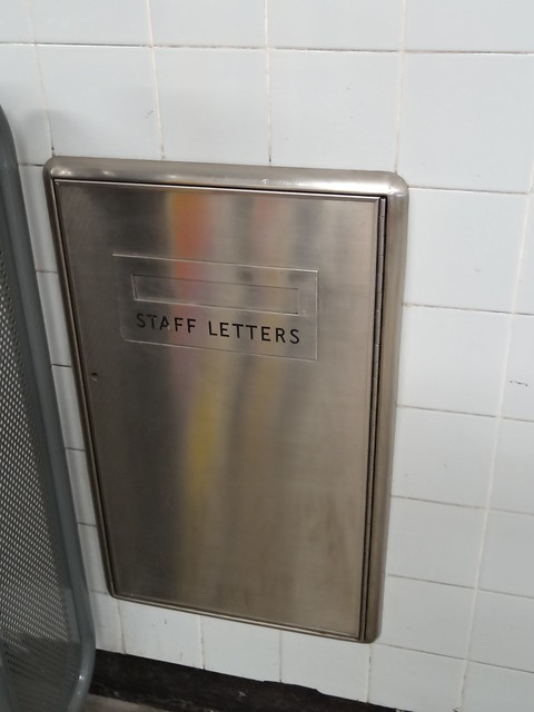Staff Letters At Walthamstow Central