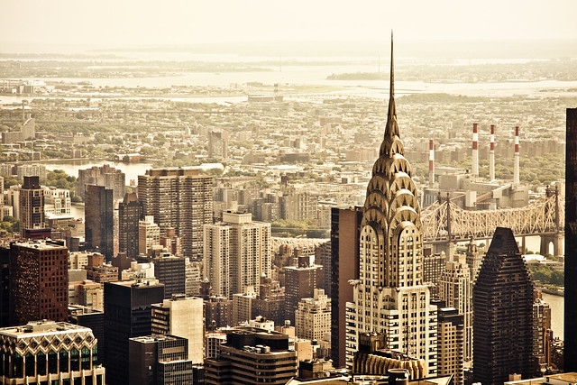 The New York City Skyline and the Chrysler Building