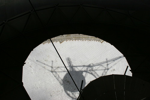 Shadow through the dome