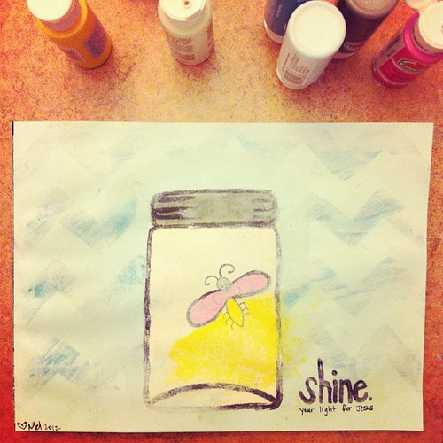 I actually really like the finished product. {shine your light for Jesus}