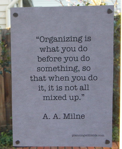 Organising Quote