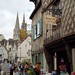 Cathedral and shops in Chartres