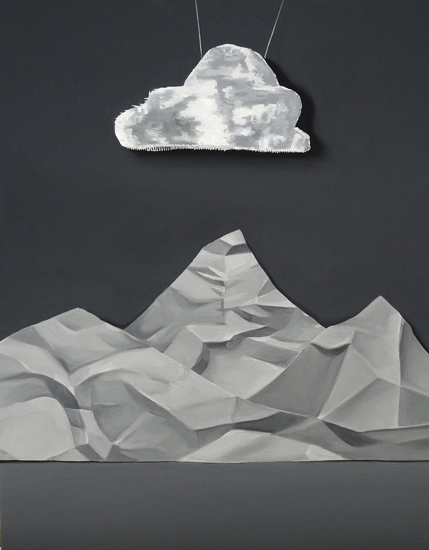Cloud and Mountain - 11x14" - Cassie Marie Edwards