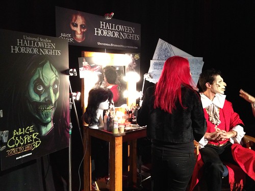 Halloween Horror Nights 2012 makeup preview at Universal Studios Hollywood