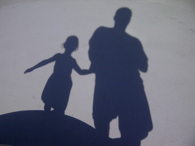 Dad Daughter Shadows