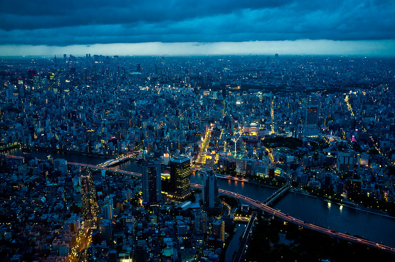 from 450 meters high #1 (Tokyo Skytree)