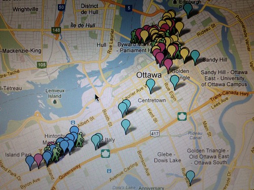 A sneaky glimpse of how much Ottawa is going to bust out on September 22nd. Nuit Blanche Ottawa #NBO12