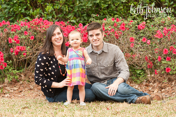 tallahassee florida baby family photographer one year old oven park