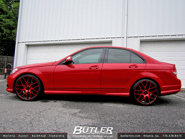 Mercedes Benz C300 with 20in TSW Nurburgring Wheels