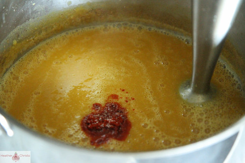Smoky Pumpkin Cheddar Soup