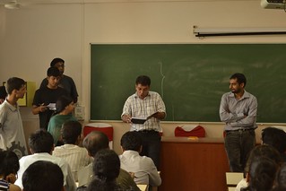 Prof. Imran &amp; Deven Shah, Iris Business, taking stock of NGO projects and the students interest in them