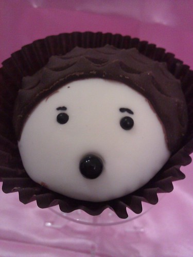 Hedgehog cupcakes for Rob birthday