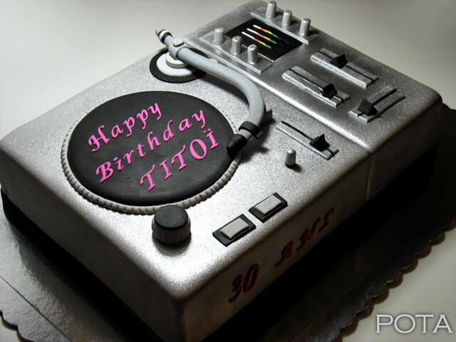 Gâteau Platine DJ - Torta za DJ-a - dj cake