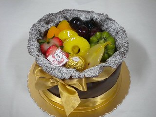 生日蛋糕 芋泥水果