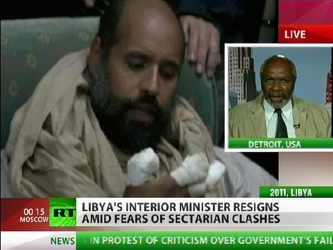 Abayomi Azikiwe, editor of the Pan-African News Wire, speaking on RT worldwide satellite television news on the current situation in Libya. Azikiwe is a frequent guest of several international media outlets. by Pan-African News Wire File Photos
