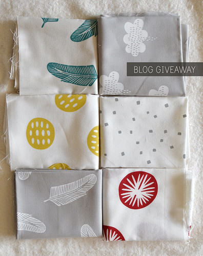 handprinted fabric giveaway
