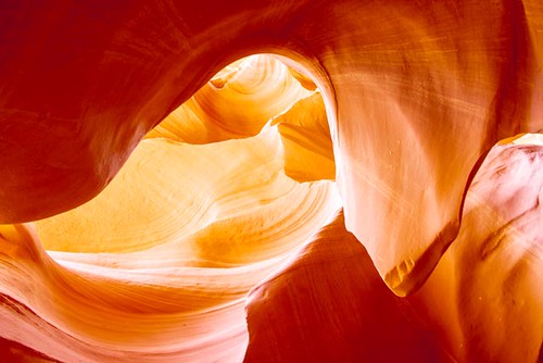 Scene from a journey through Lower Antelope Canyon