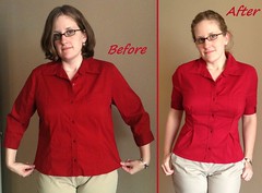 Pleated Top Before & After