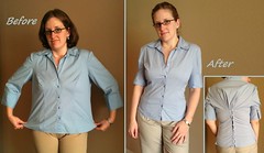 Buttoned Top Before & After