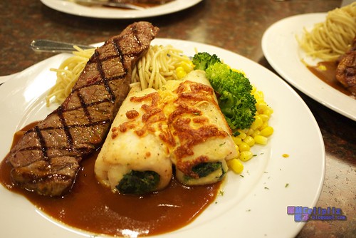 Steak & Fish/Spinach Roll - 13.99