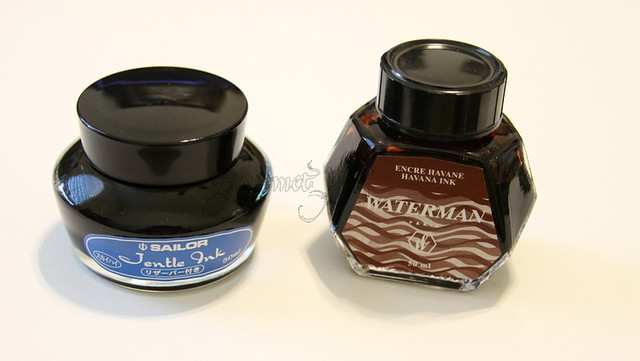 Sailor and Waterman Inks