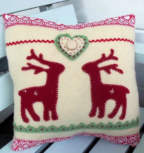 Nordic Reindeer Cushion
