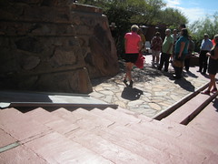 Ramp over steps at Taliesin West