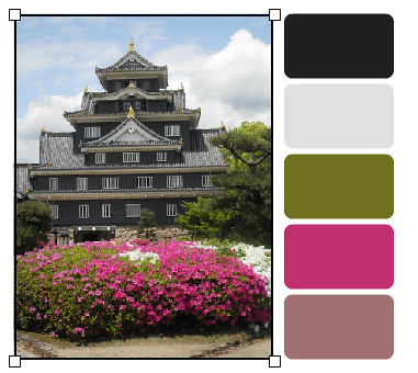 Okayama Castle Palette