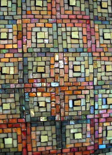 Log Cabin Panel Mosaic by Margaret Almon